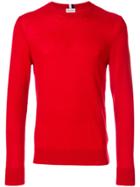 Moncler Long-sleeve Fitted Sweater - Red
