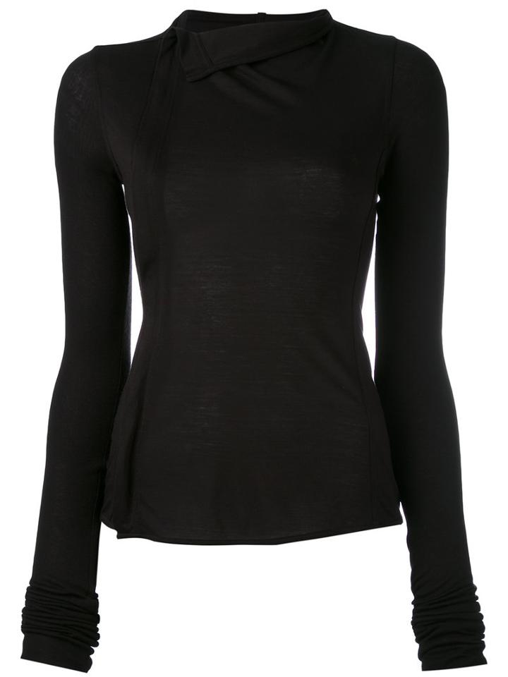 Rick Owens Lilies - Zip Knitted Jacket - Women - Cotton/nylon/viscose - 40, Black, Cotton/nylon/viscose