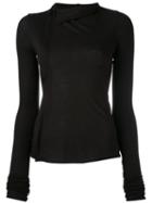 Rick Owens Lilies - Zip Knitted Jacket - Women - Cotton/nylon/viscose - 40, Black, Cotton/nylon/viscose