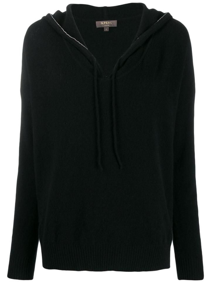 N.peal Metal Edged Hoodie - Black