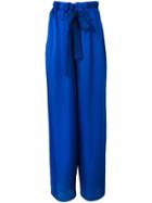 Maison Rabih Kayrouz High-waist Flared Trousers - Blue