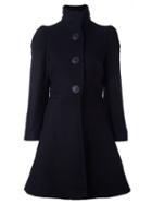 Vivienne Westwood Anglomania Flared Coat, Women's, Size: 42, Black, Polyamide/viscose/cashmere/virgin Wool