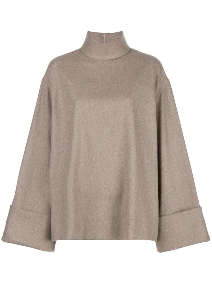 The Row Mayomi Cashmere Top - Neutrals