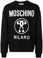 Moschino Question Mark Logo Sweatshirt - Black