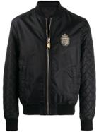 Billionaire Logo Bomber Jacket - Black