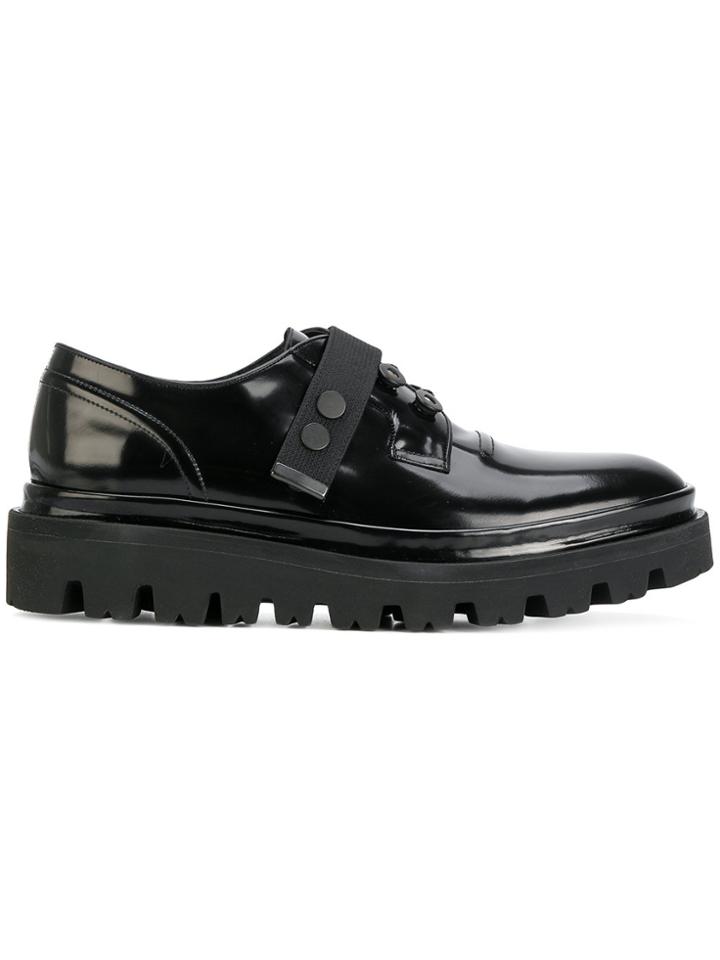 Oamc Buckle Strap Oxford Shoes - Black