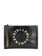 Stella Mccartney Logo Clutch Bag - Black