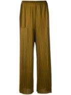 Simon Miller - Norge Trousers - Women - Polyester/triacetate - 1, Brown, Polyester/triacetate