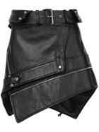 Alexander Wang Belted Mini Skirt - Black