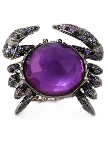 Stephen Webster 'crab Crystal Haze' Ring, Women's, Size: 55, Metallic