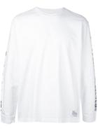 White Mountaineering Logo Print Long Sleeve Top