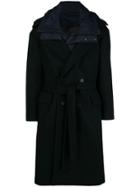 Juun.j Oversized Coat With Detachable Liner - Black