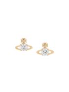 Vivienne Westwood Crystal Small Earrings - Gold