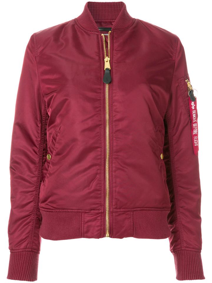 Alpha Industries L2-b Scout Flight Jacket - Red