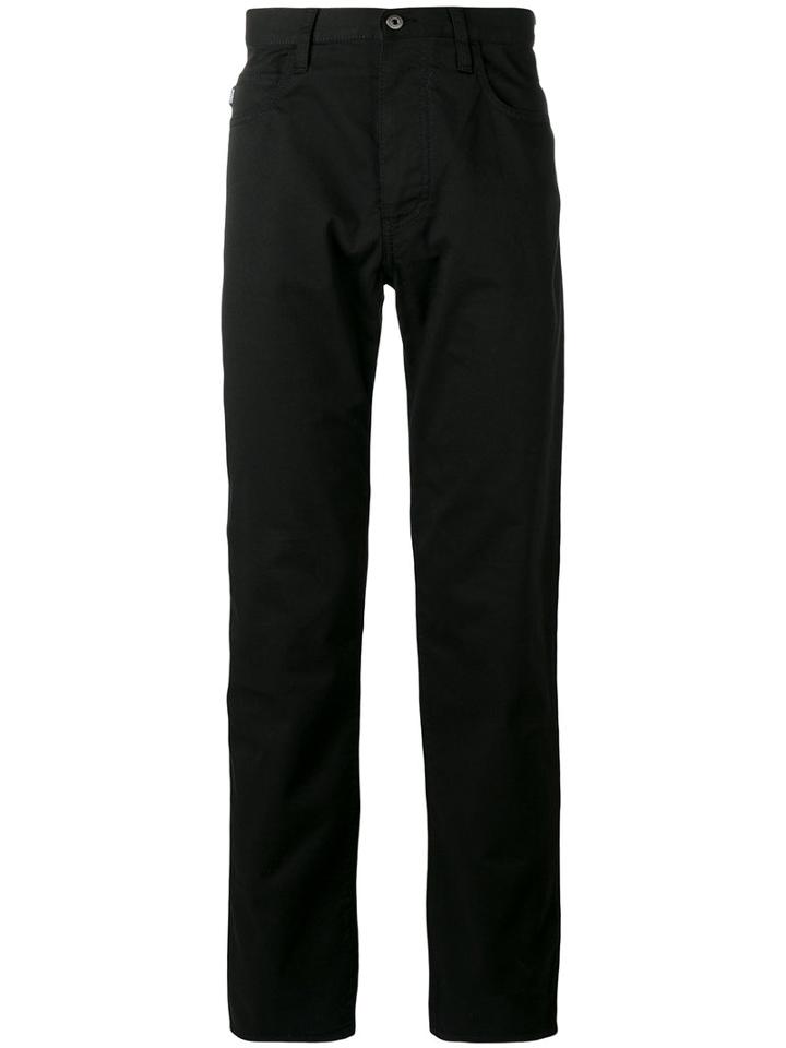 Armani Jeans - Regular Fit Jeans - Men - Cotton/spandex/elastane - 30, Black, Cotton/spandex/elastane