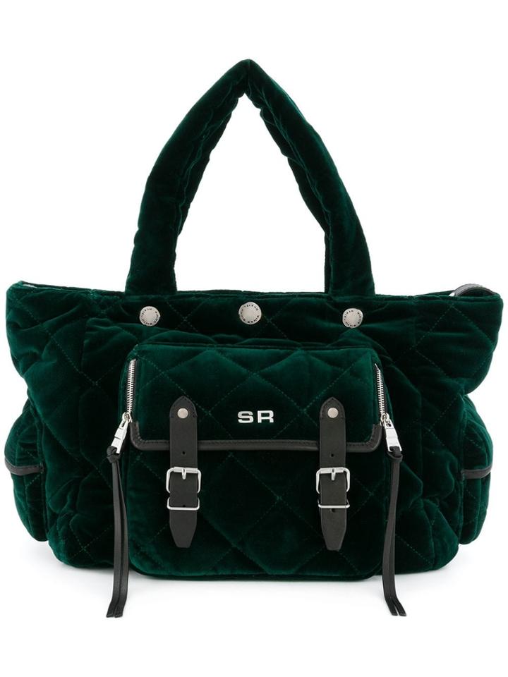 Sonia Rykiel Flap Tote - Green