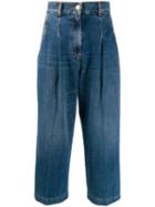 Pinko Cropped Straight-leg Jeans - Blue