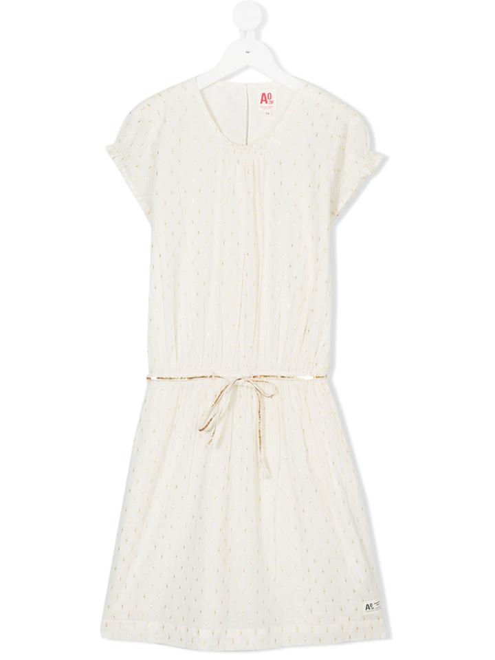 American Outfitters Kids Embroidered Casual Dress - White