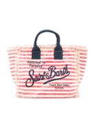 Mc2 Saint Barth Kids - Small Addicted To Paradise Canvas Bag - Kids - Cotton - One Size, Nude/neutrals