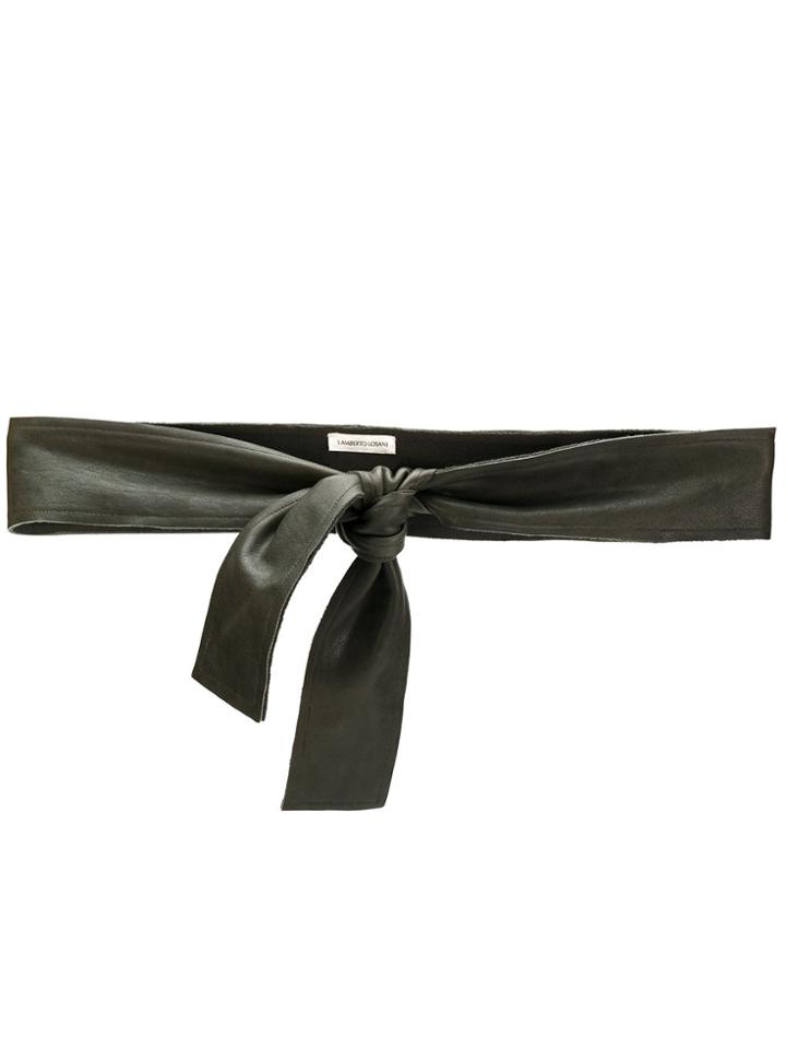 Lamberto Losani Tie Belt - Grey