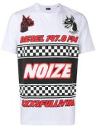 Diesel Noize Print T-shirt - White