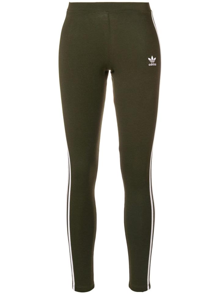 Adidas Skinny Track Trousers - Green