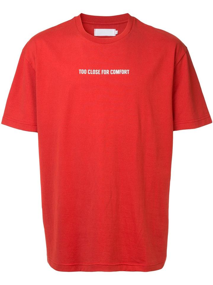 Off Duty Too Close For Comfort T-shirt - Red