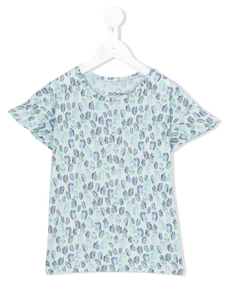 Bellerose Kids Floral Print T-shirt, Girl's, Size: 6 Yrs, Green