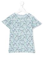 Bellerose Kids Floral Print T-shirt, Girl's, Size: 6 Yrs, Green