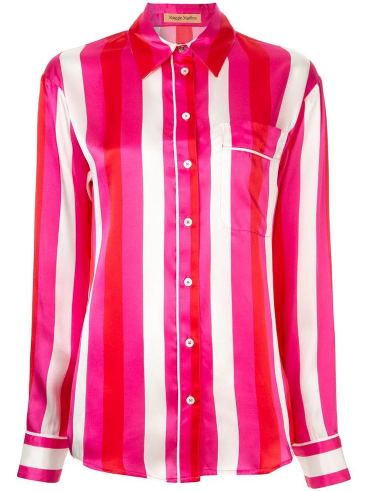 Maggie Marilyn Striped Shirt - Pink