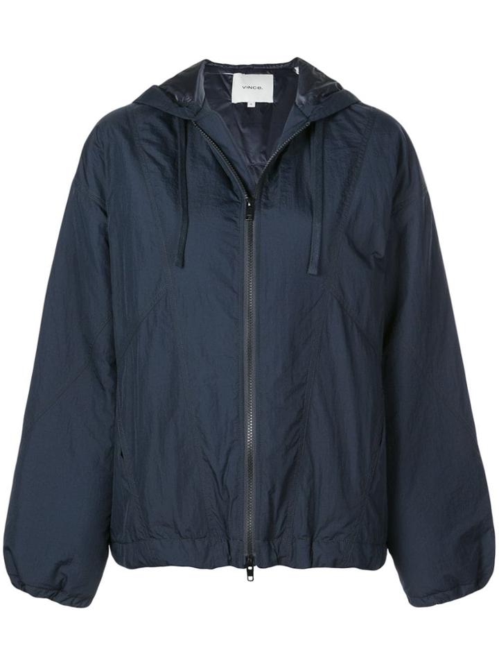 Vince Oversized Bomber Jacket - Blue