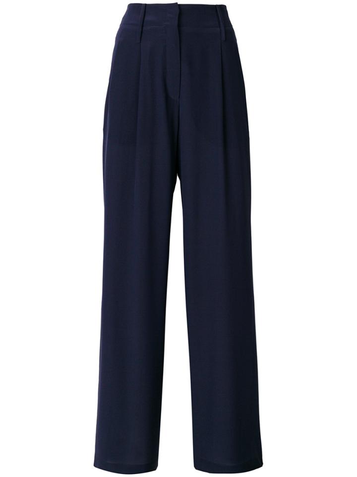 Odeeh Flared Tailored Trousers - Blue