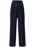 Odeeh Flared Tailored Trousers - Blue