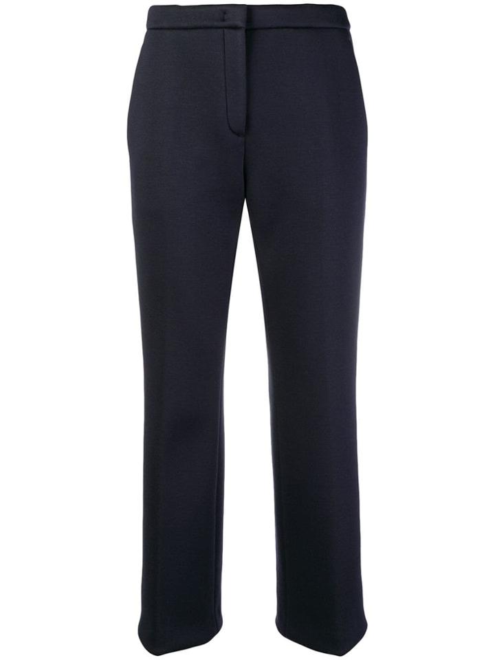 Nº21 Cropped Slim-fit Trousers - Blue