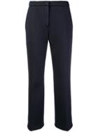 Nº21 Cropped Slim-fit Trousers - Blue