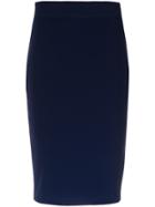 Gloria Coelho Pencil Skirt - Blue