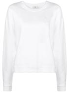 Closed Embroidered Logo Sweatshirt - White