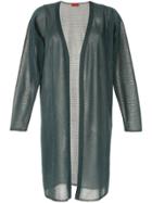 Des Prés Long Length Cardigan - Green