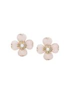 Goossens Flower Earrings - Pink