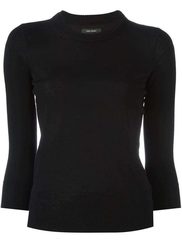 Isabel Marant 'chris' Sweater, Women's, Size: 40, Black, Wool