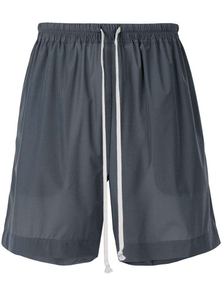 Rick Owens Elastic Waist Shorts - Green