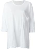 Isabel Benenato Loose Fit T-shirt, Women's, Size: 42, White, Cotton