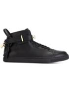 Buscemi 100mm Sneakers, Adult Unisex, Size: 10, Black, Calf Leather/rubber