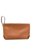 Loro Piana Zip Up Clutch Bag - Brown