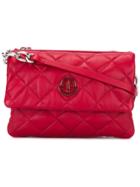 Moncler Poppy Quilted Crossbody Bag - Red