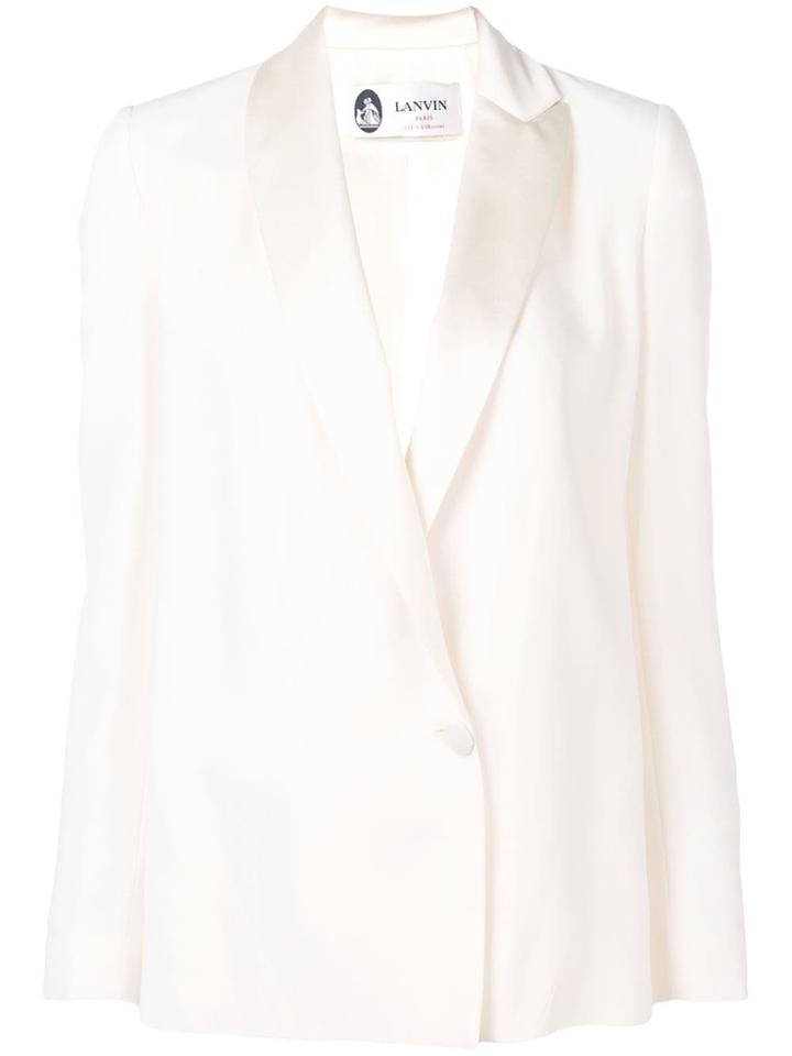 Lanvin Single Breasted Blazer - Neutrals