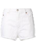 Iro Slim-fit Denim Shorts - White