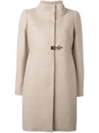 Fay Single Breasted Coat, Women's, Size: Small, Nude/neutrals, Wool/virgin Wool/acrylic/viscose