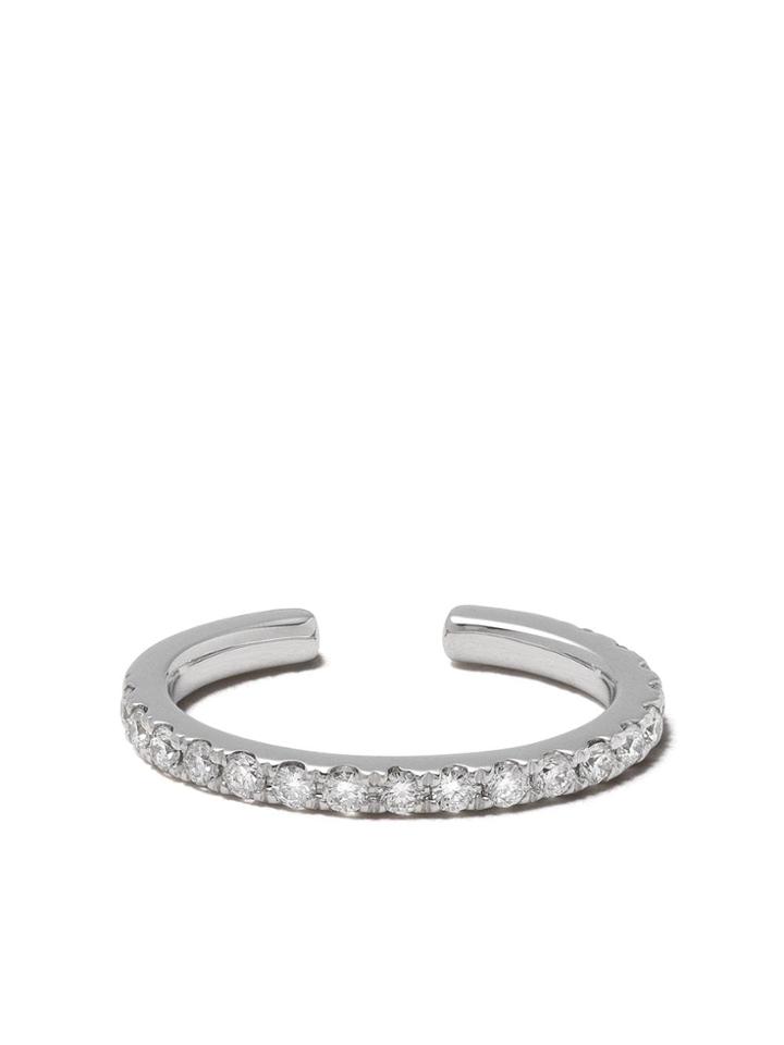 White Bird 18kt White Gold Diamond Suzanne Earcuff
