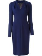 Plein Sud Jeanius V-neck Midi Dress
